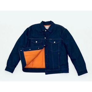 Calvin Klein Jeans Men's Blue and Navy Jacket size M